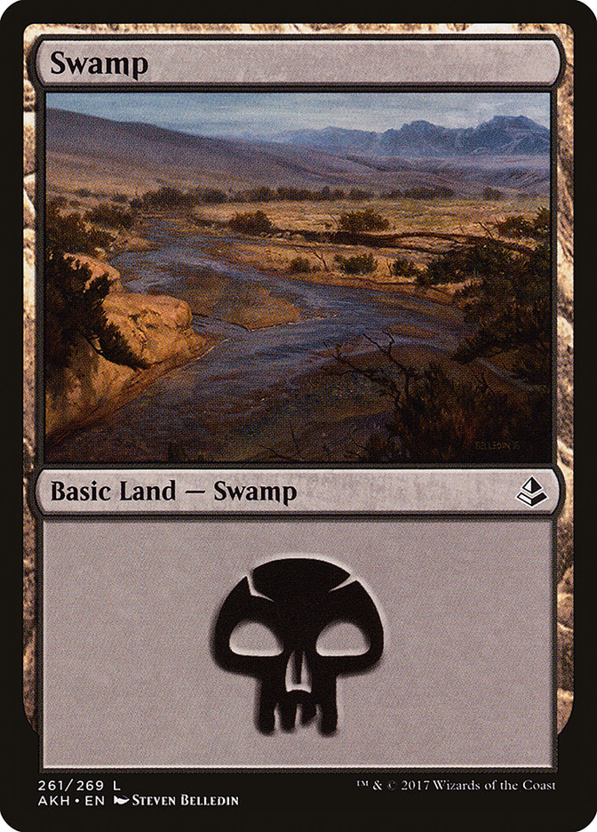 Swamp (261) [Amonkhet] | Boutique FDB TCG