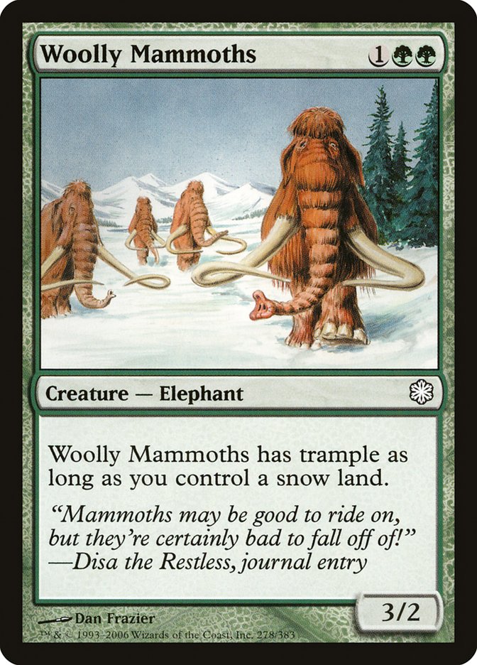 Woolly Mammoths [Coldsnap Theme Decks] | Boutique FDB TCG