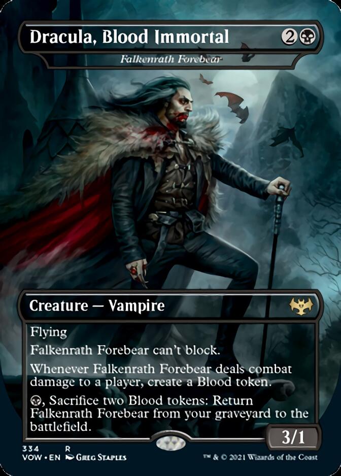 Falkenrath Forebear - Dracula, Blood Immortal [Innistrad: Crimson Vow] | Boutique FDB TCG