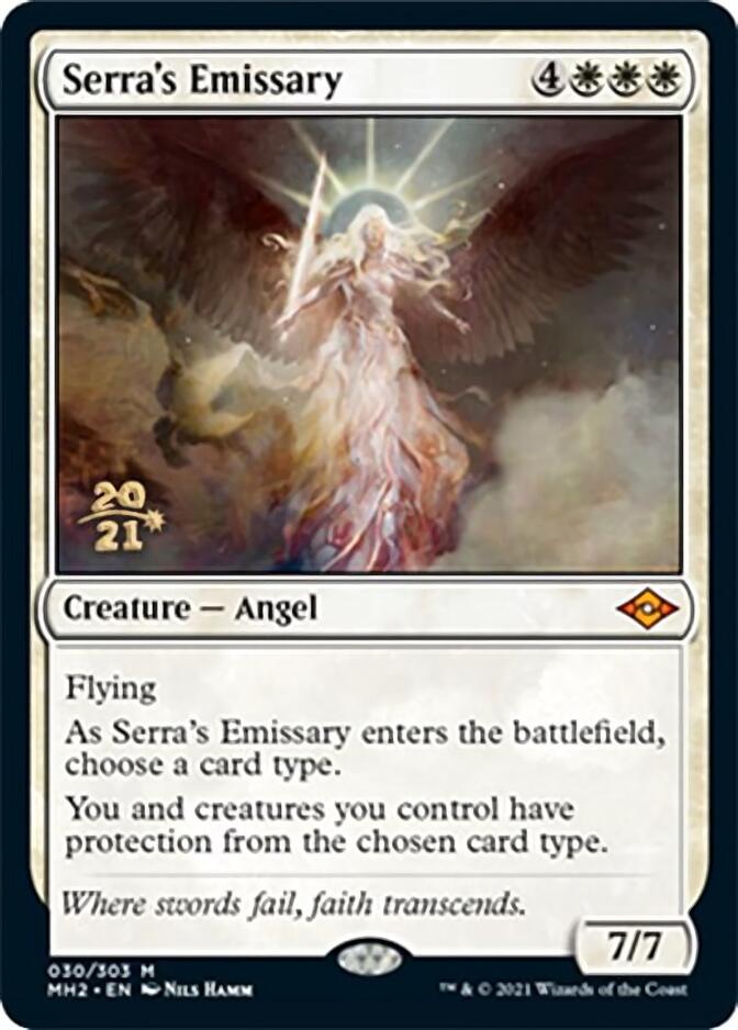 Serra's Emissary [Modern Horizons 2 Prerelease Promos] | Boutique FDB TCG