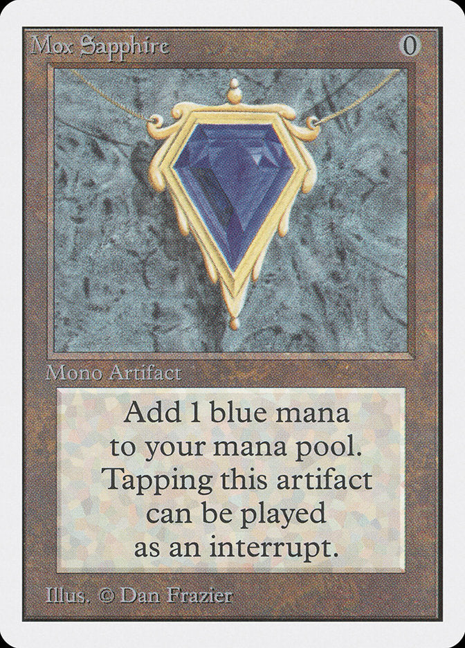 Mox Sapphire [Unlimited Edition] | Boutique FDB TCG