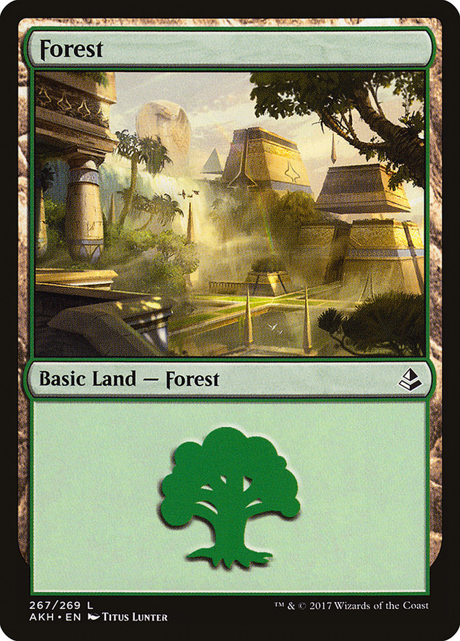 Forest (267) [Amonkhet] | Boutique FDB TCG