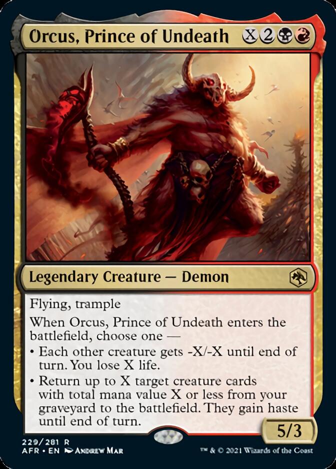 Orcus, Prince of Undeath [Dungeons & Dragons: Adventures in the Forgotten Realms] | Boutique FDB TCG