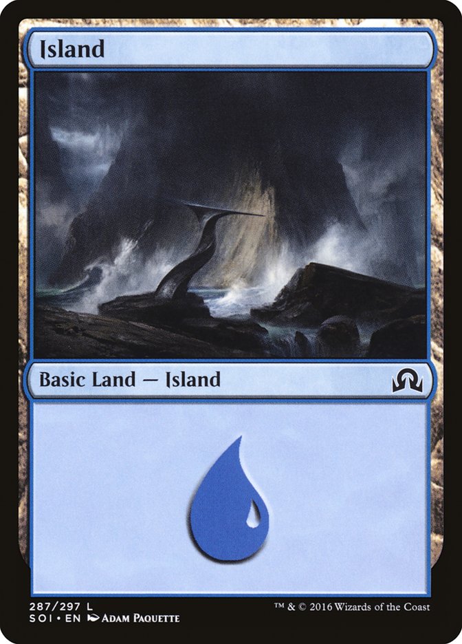 Island (287) [Shadows over Innistrad] | Boutique FDB TCG