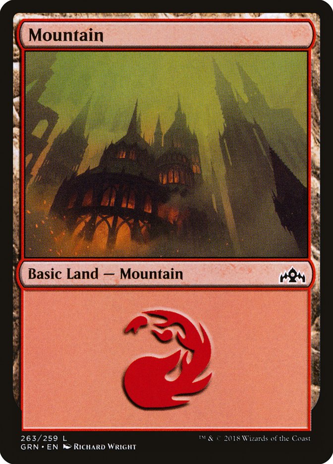 Mountain (263) [Guilds of Ravnica] | Boutique FDB TCG