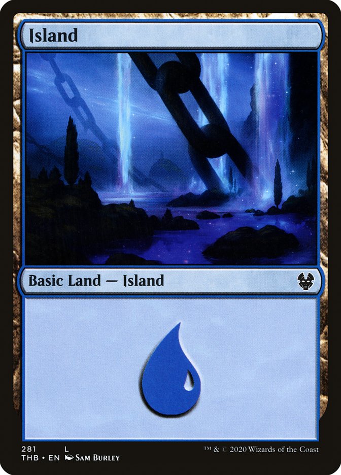 Island (281) [Theros Beyond Death] | Boutique FDB TCG