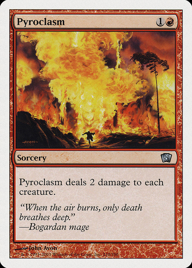 Pyroclasm [Eighth Edition] | Boutique FDB TCG