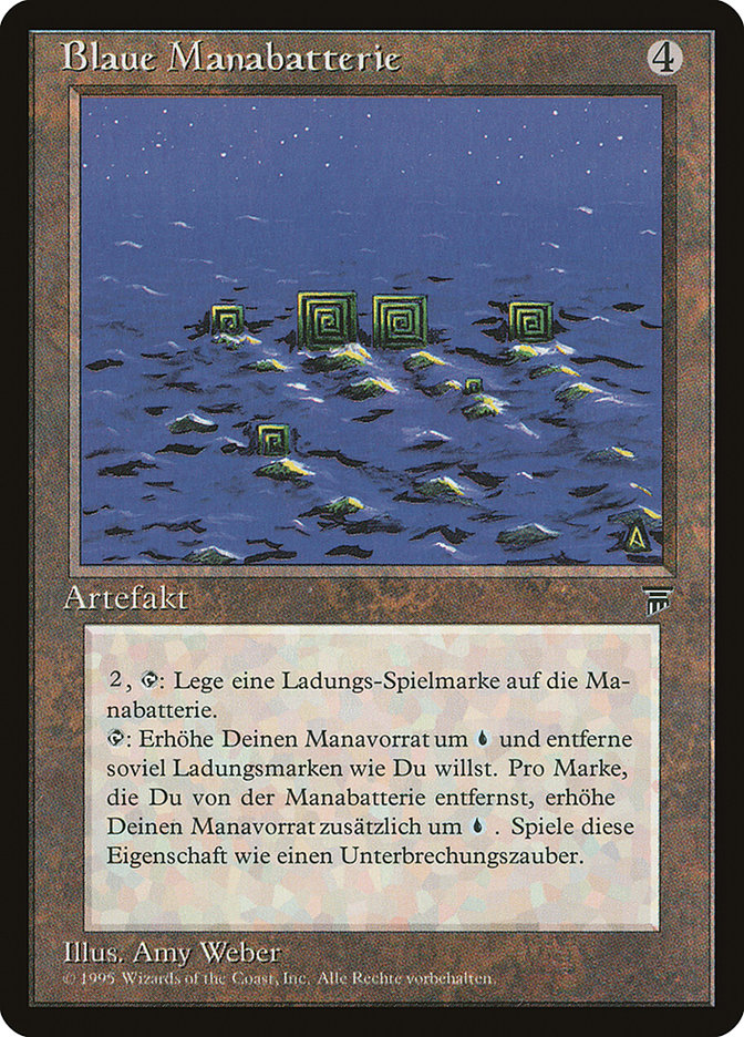 Blue Mana Battery (German) - "Blaue Manabatterie" [Renaissance] | Boutique FDB TCG