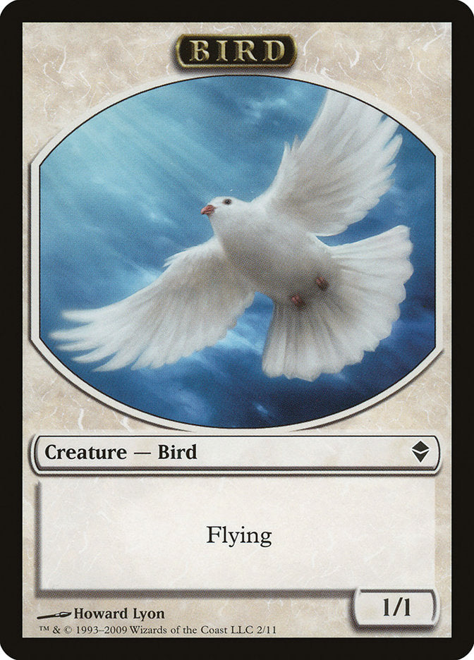 Bird Token [Zendikar Tokens] | Boutique FDB TCG