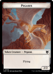 Pirate // Pegasus Double-Sided Token [Wilds of Eldraine Commander Tokens] | Boutique FDB TCG