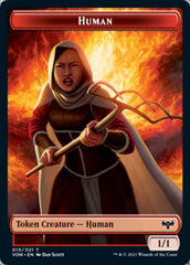 Insect // Human (010) Double-Sided Token [Innistrad: Crimson Vow Tokens] | Boutique FDB TCG