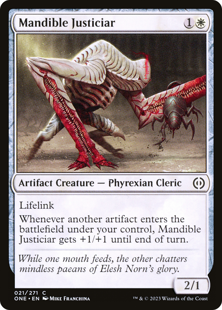 Mandible Justiciar [Phyrexia: All Will Be One] | Boutique FDB TCG