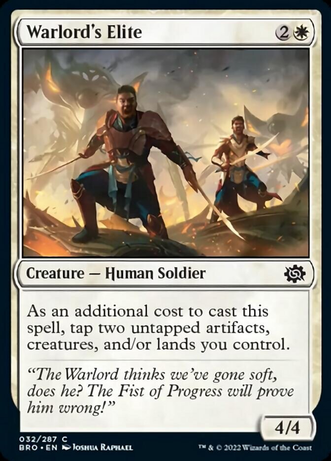 Warlord's Elite [The Brothers' War] | Boutique FDB TCG