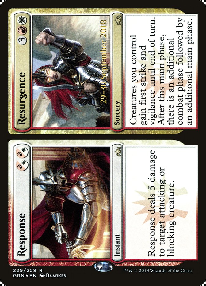 Response // Resurgence [Guilds of Ravnica Prerelease Promos] | Boutique FDB TCG