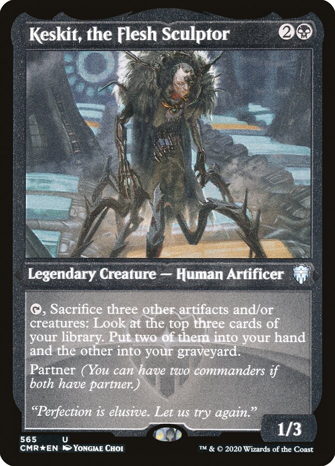 Keskit, the Flesh Sculptor (Etched) [Commander Legends] | Boutique FDB TCG