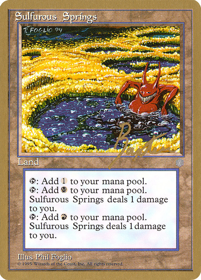 Sulfurous Springs (George Baxter) [Pro Tour Collector Set] | Boutique FDB TCG