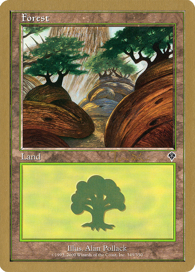 Forest (jt349a) (Jan Tomcani) [World Championship Decks 2001] | Boutique FDB TCG