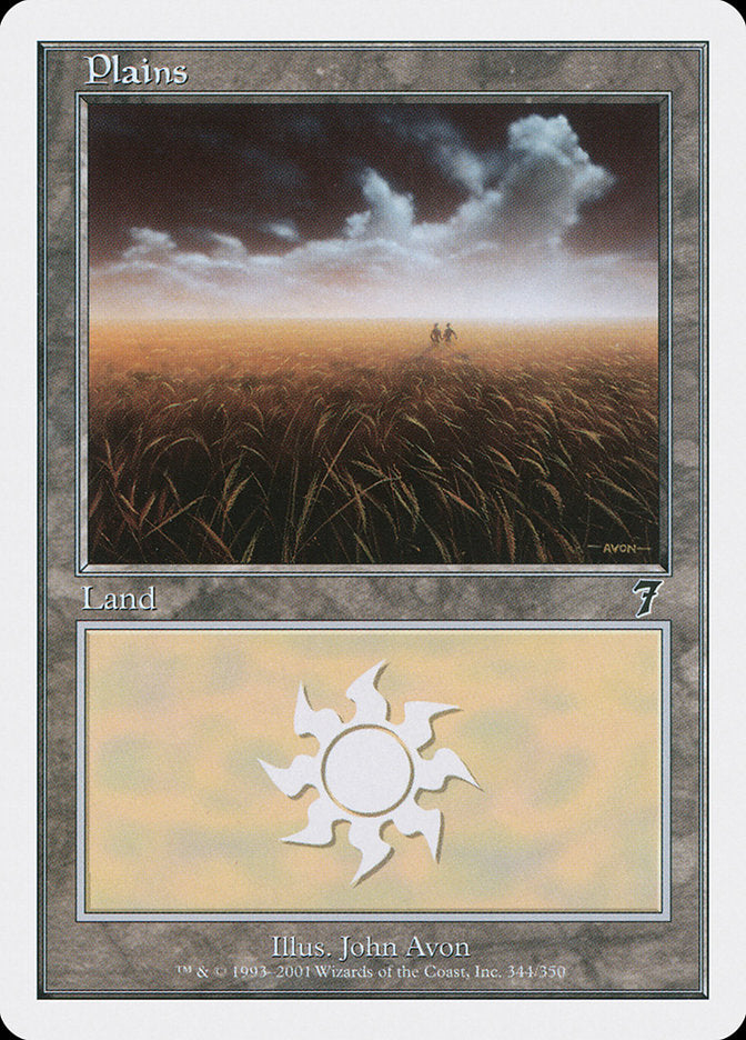 Plains (344) [Seventh Edition] | Boutique FDB TCG