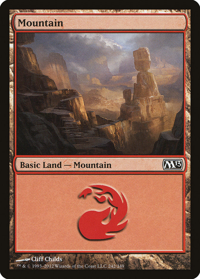 Mountain (242) [Magic 2013] | Boutique FDB TCG