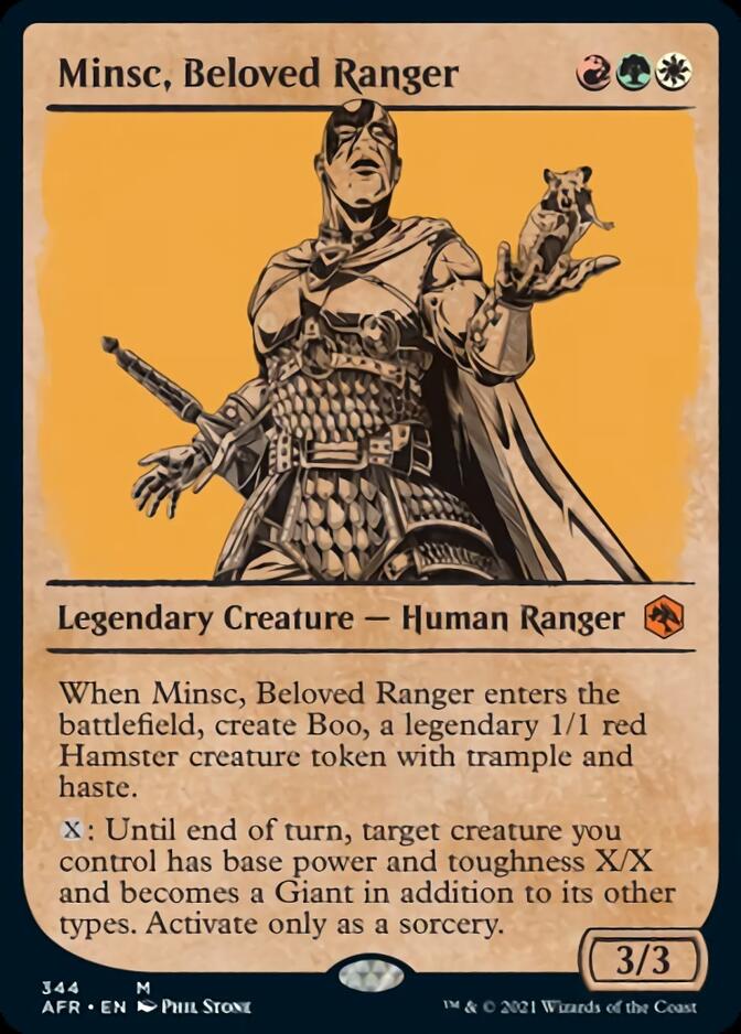 Minsc, Beloved Ranger (Showcase) [Dungeons & Dragons: Adventures in the Forgotten Realms] | Boutique FDB TCG