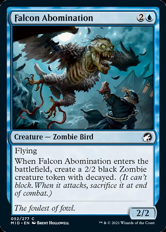 Falcon Abomination [Innistrad: Midnight Hunt] | Boutique FDB TCG