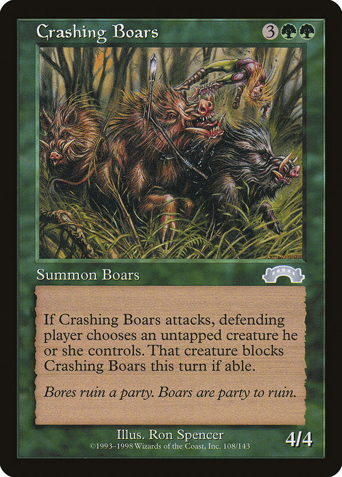 Crashing Boars [Exodus] | Boutique FDB TCG