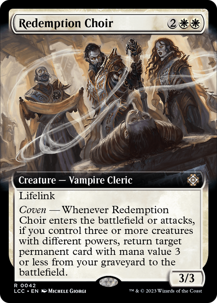 Redemption Choir (Extended Art) [The Lost Caverns of Ixalan Commander] | Boutique FDB TCG