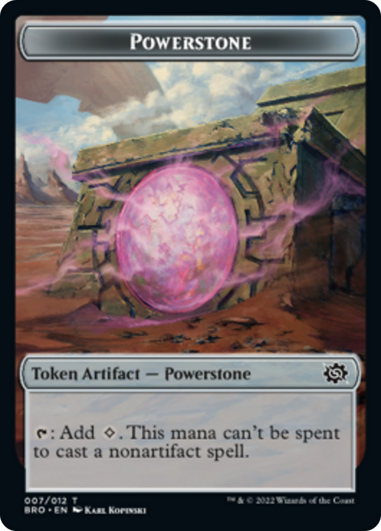 Powerstone Token [The Brothers' War Tokens] | Boutique FDB TCG