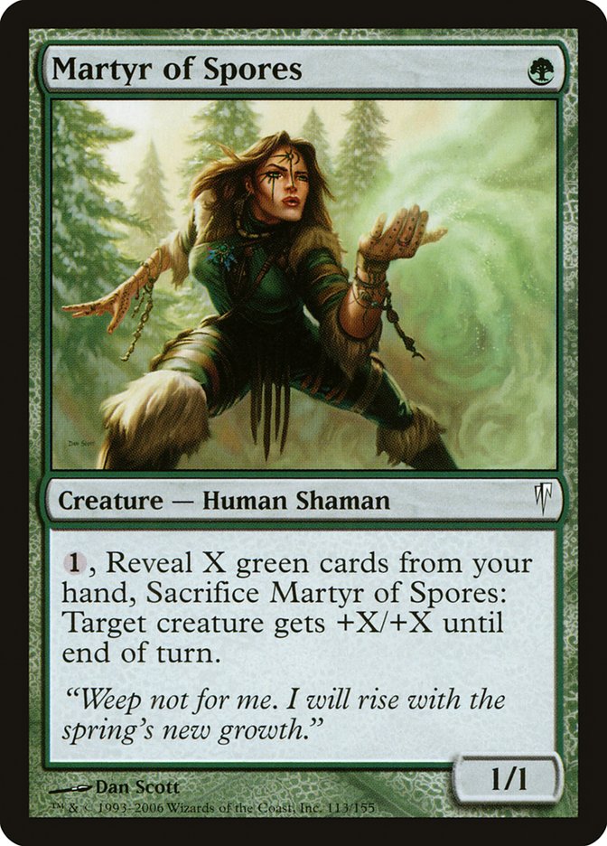 Martyr of Spores [Coldsnap] | Boutique FDB TCG
