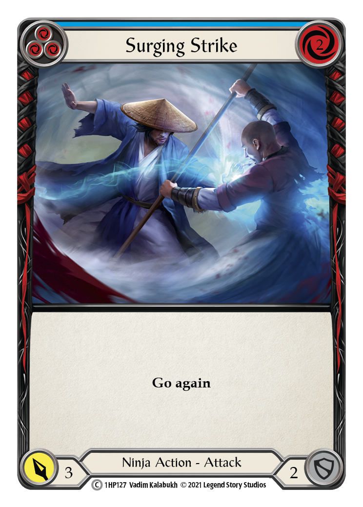 Surging Strike (Blue) [1HP127] (History Pack 1) | Boutique FDB TCG