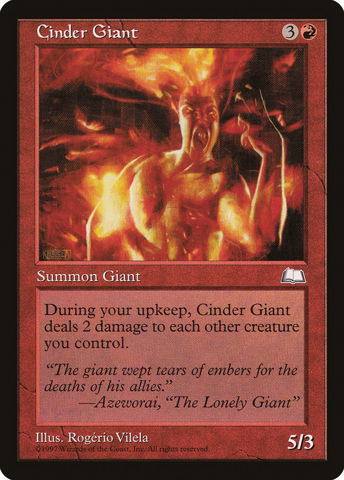 Cinder Giant [Weatherlight] | Boutique FDB TCG