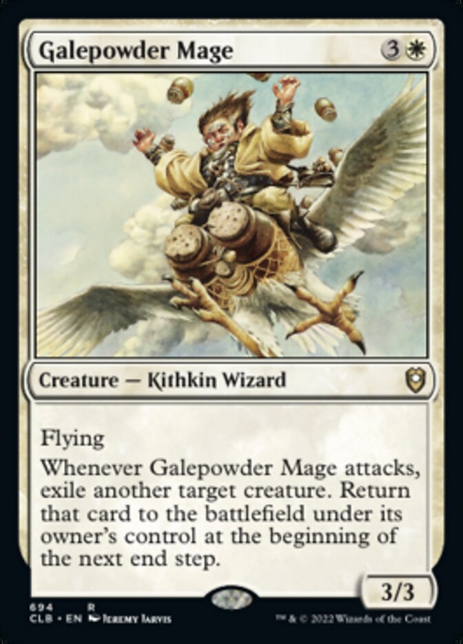 Galepowder Mage [Commander Legends: Battle for Baldur's Gate] | Boutique FDB TCG