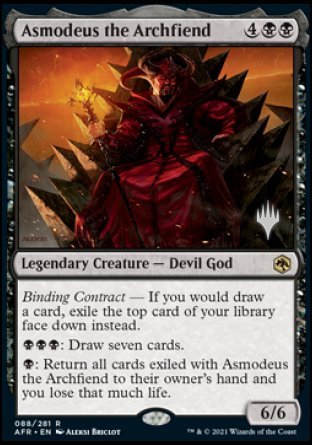 Asmodeus the Archfiend (Promo Pack) [Dungeons & Dragons: Adventures in the Forgotten Realms Promos] | Boutique FDB TCG