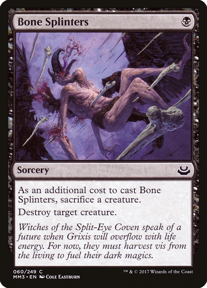 Bone Splinters [Modern Masters 2017] | Boutique FDB TCG