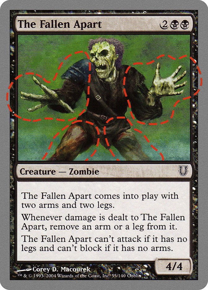 The Fallen Apart [Unhinged] | Boutique FDB TCG
