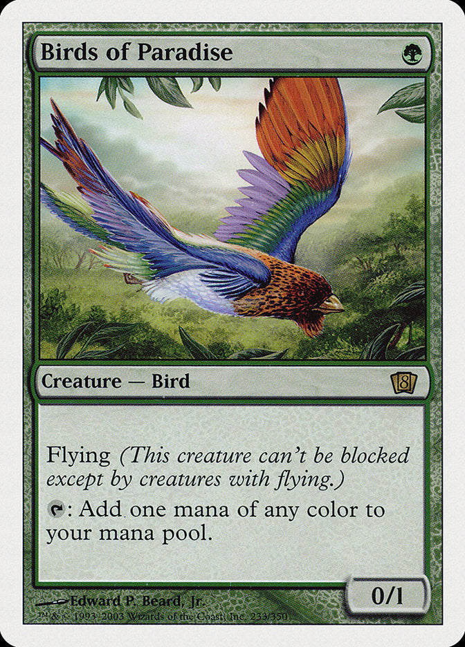 Birds of Paradise [Eighth Edition] | Boutique FDB TCG