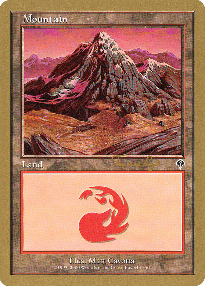 Mountain (tvdl343) (Tom van de Logt) [World Championship Decks 2001] | Boutique FDB TCG