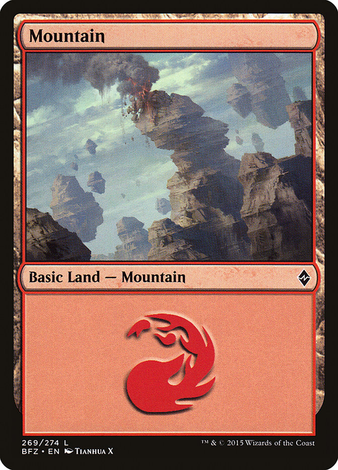 Mountain (269a) [Battle for Zendikar] | Boutique FDB TCG