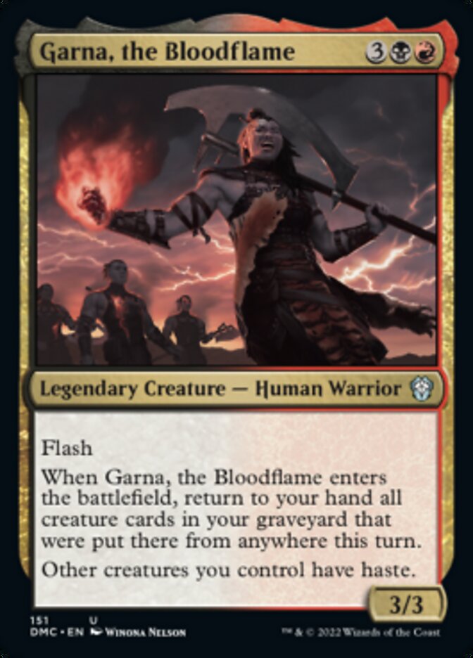 Garna, the Bloodflame [Dominaria United Commander] | Boutique FDB TCG