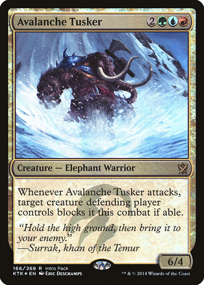 Avalanche Tusker (Intro Pack) [Khans of Tarkir Promos] | Boutique FDB TCG