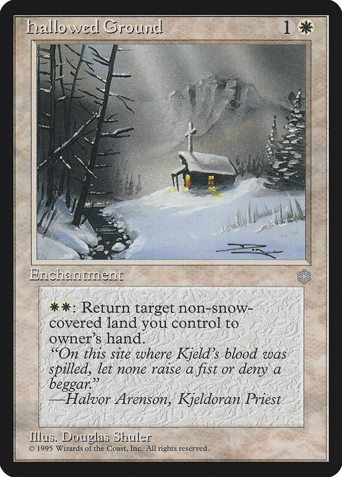 Hallowed Ground [Ice Age] | Boutique FDB TCG