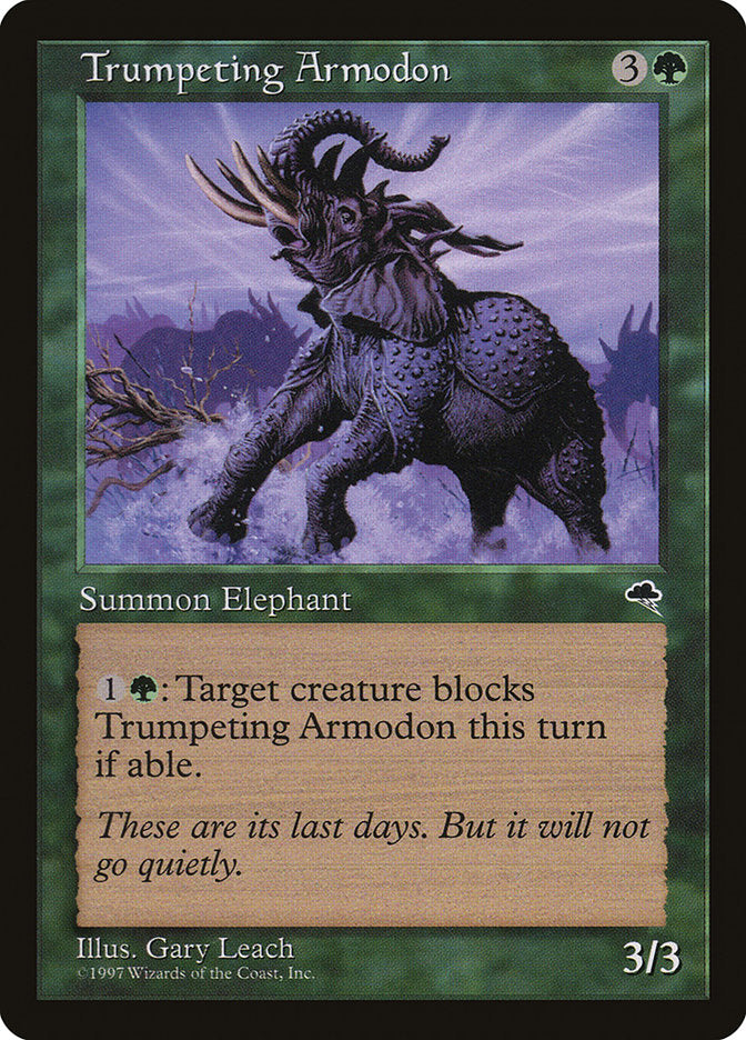 Trumpeting Armodon [Tempest] | Boutique FDB TCG