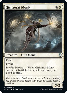 Githzerai Monk [Commander Legends: Battle for Baldur's Gate] | Boutique FDB TCG