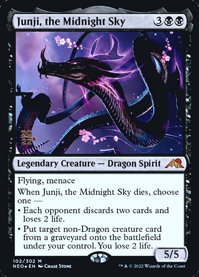 Junji, the Midnight Sky [Kamigawa: Neon Dynasty Prerelease Promos] | Boutique FDB TCG