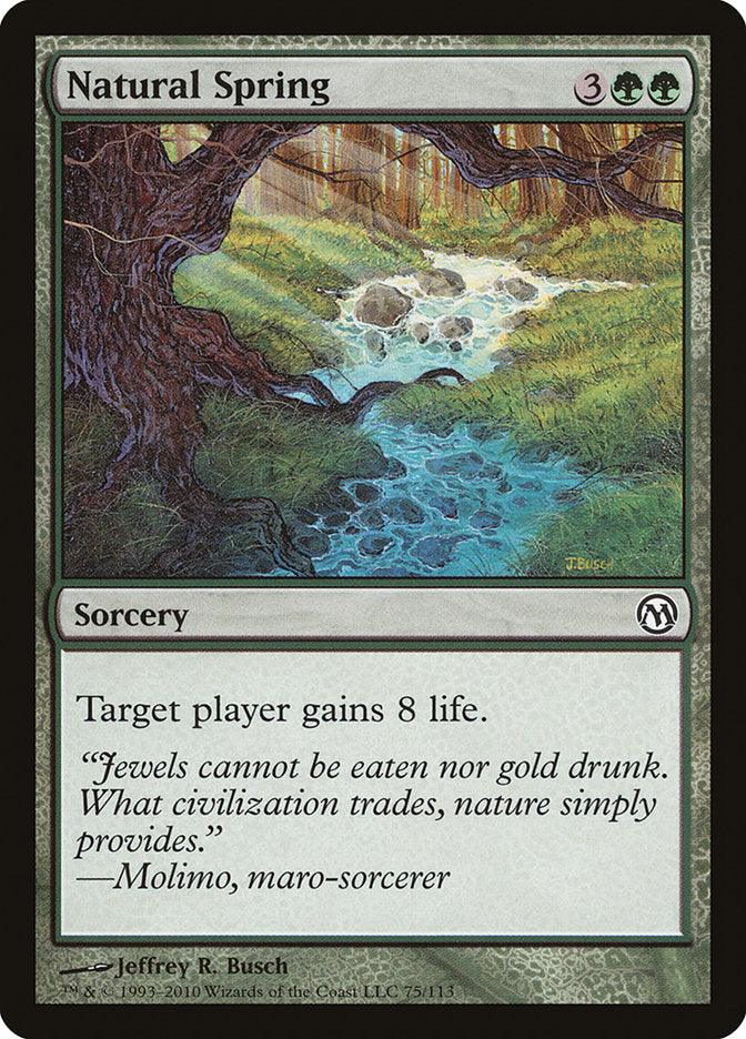 Natural Spring [Duels of the Planeswalkers] | Boutique FDB TCG