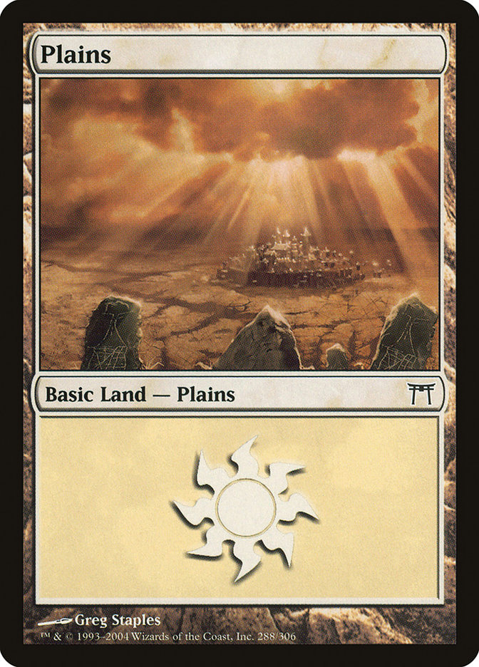 Plains (288) [Champions of Kamigawa] | Boutique FDB TCG