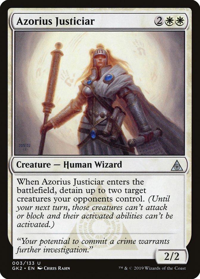 Azorius Justiciar [Ravnica Allegiance Guild Kit] | Boutique FDB TCG