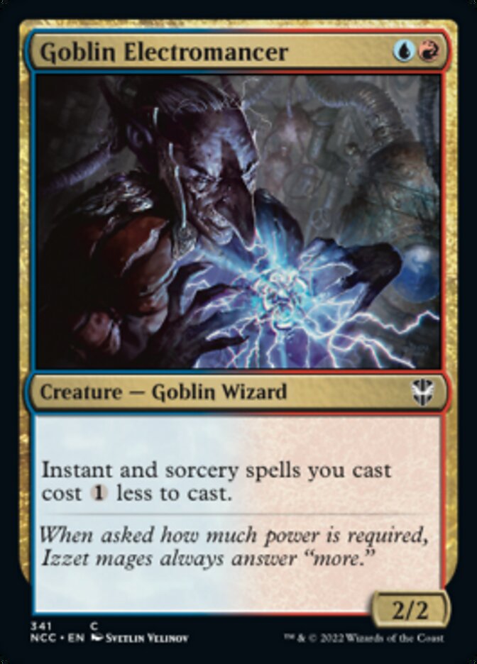 Goblin Electromancer [Streets of New Capenna Commander] | Boutique FDB TCG
