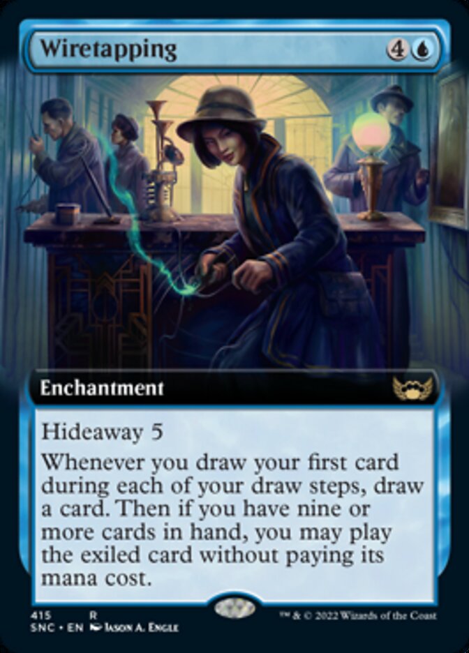 Wiretapping (Extended Art) [Streets of New Capenna] | Boutique FDB TCG