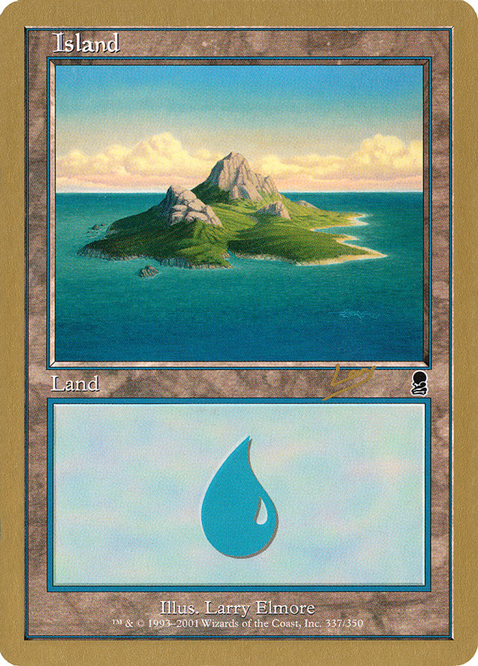 Island (rl337) (Raphael Levy) [World Championship Decks 2002] | Boutique FDB TCG